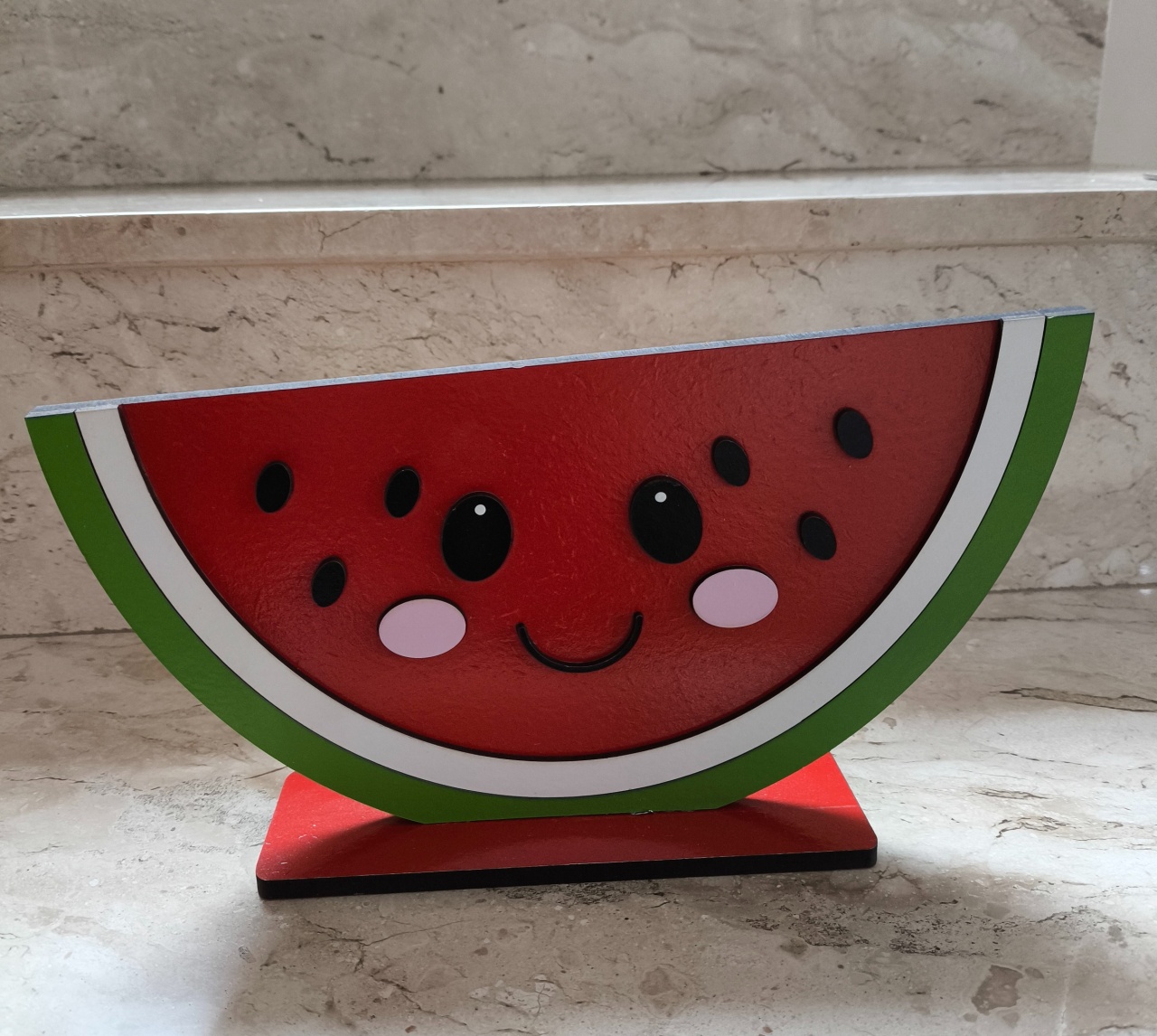 Display 3D Melancia  - Baloesfeitosdesonhos 