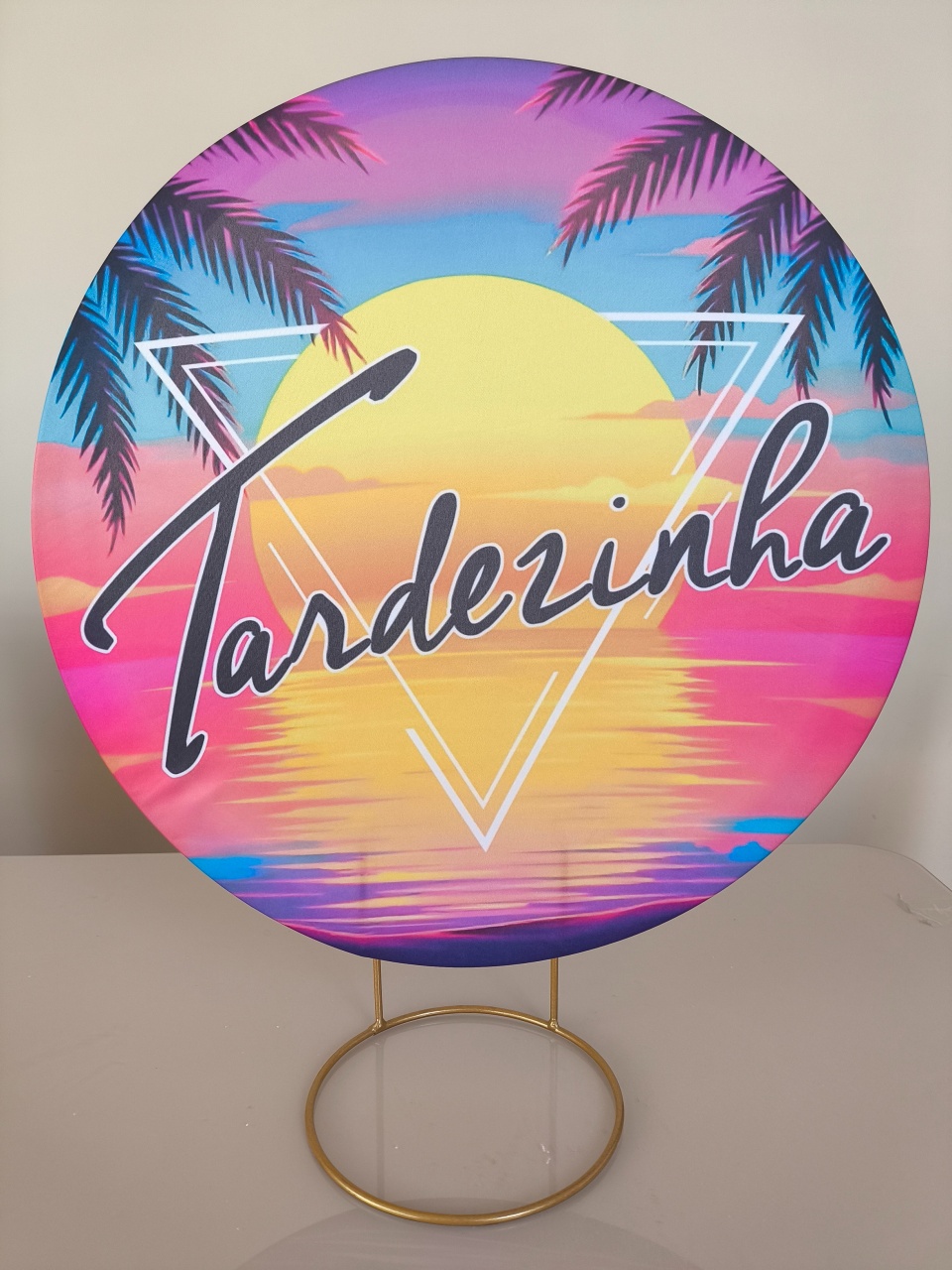 Mini Painel 50X50  Tardezinha  - Baloesfeitosdesonhos 