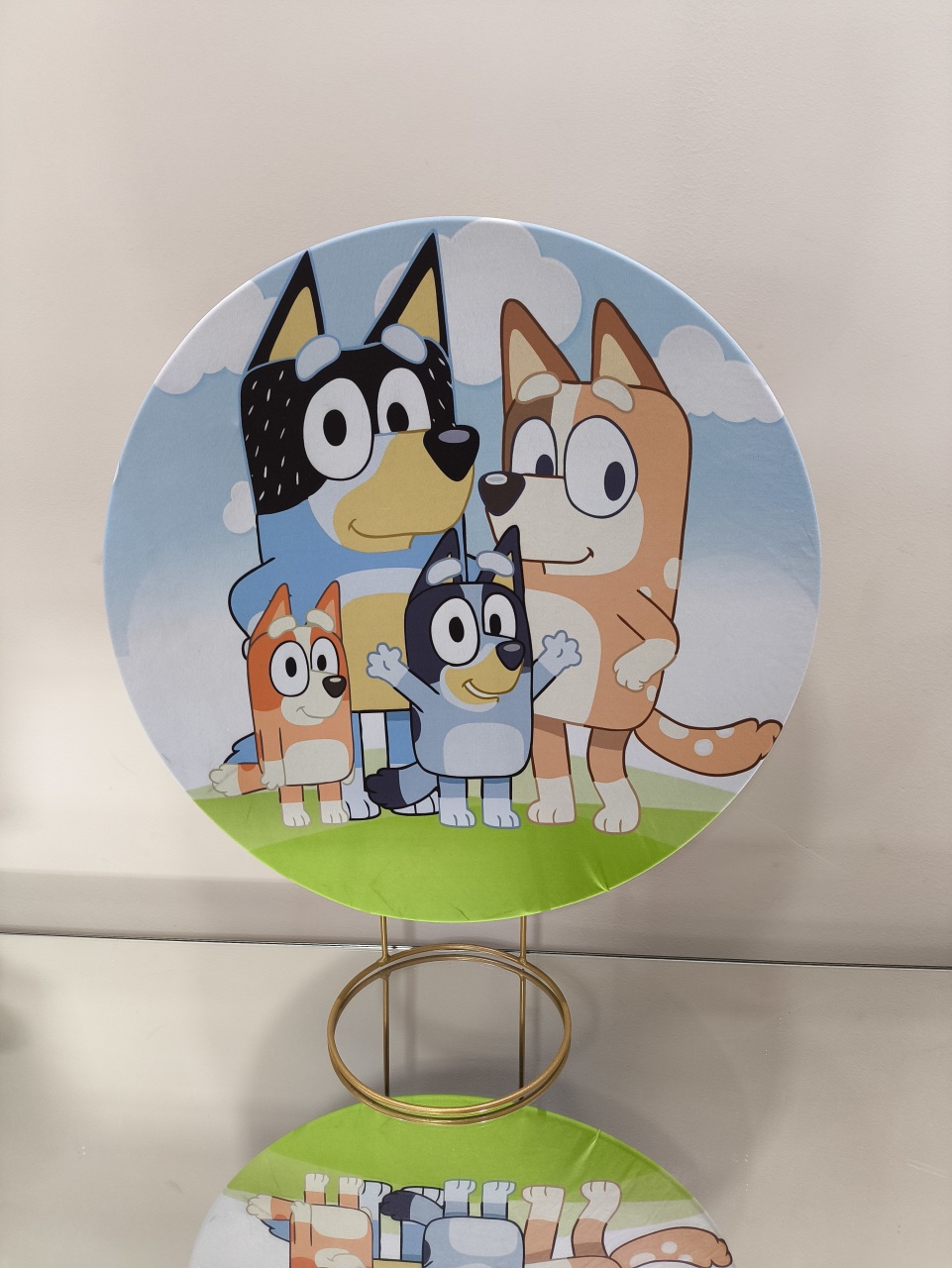 Mini Painel Bluey 50X50 - Baloesfeitosdesonhos 