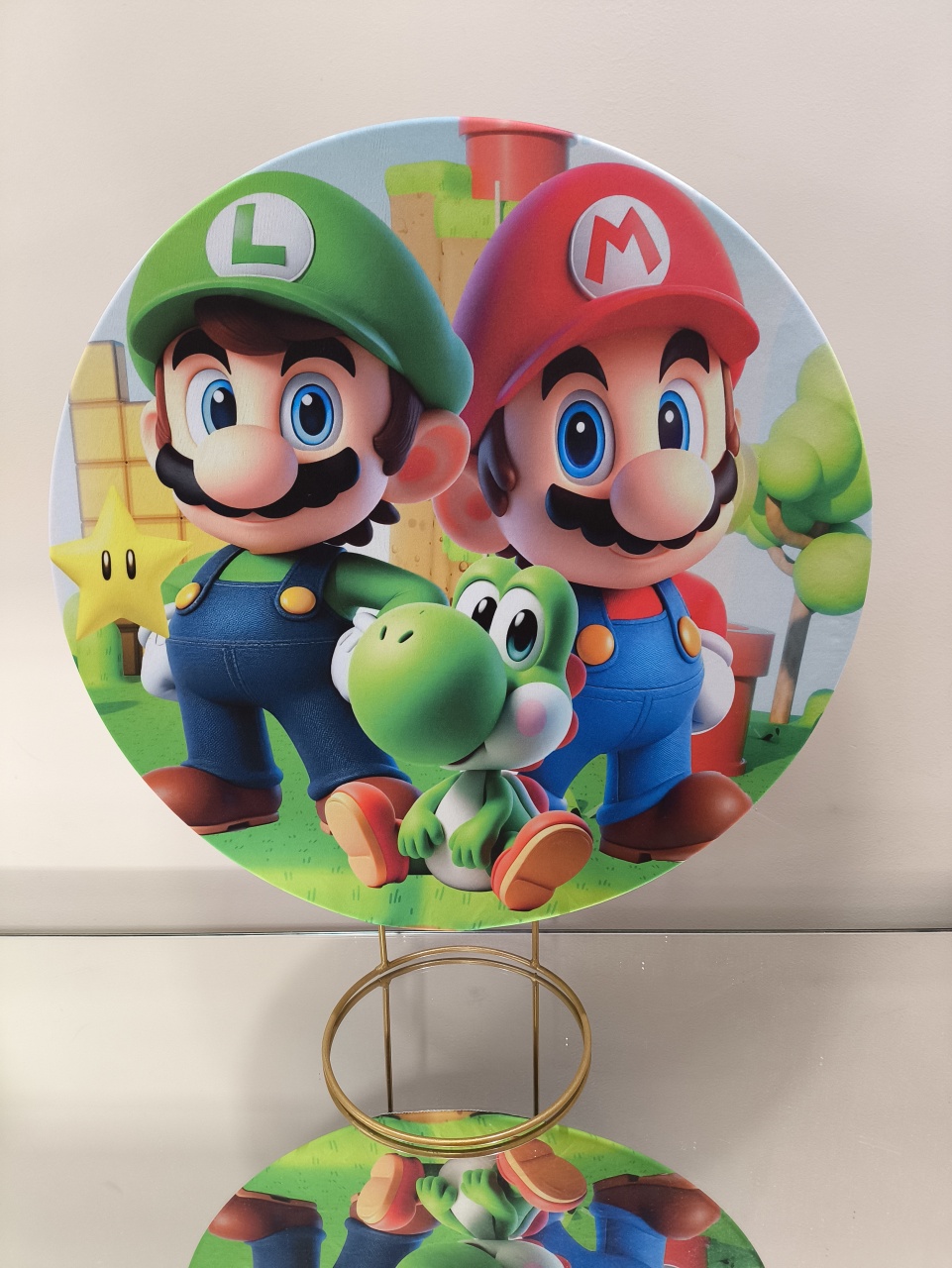 Mini Painel Mario Baby 50X50 - Baloesfeitosdesonhos 