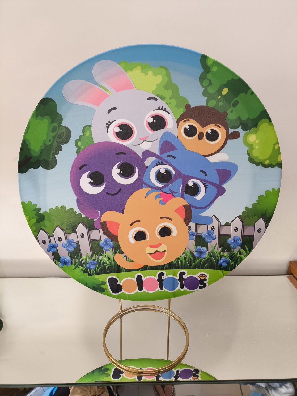 Mini Painel Bolofofo 1 50X50 - Baloesfeitosdesonhos 