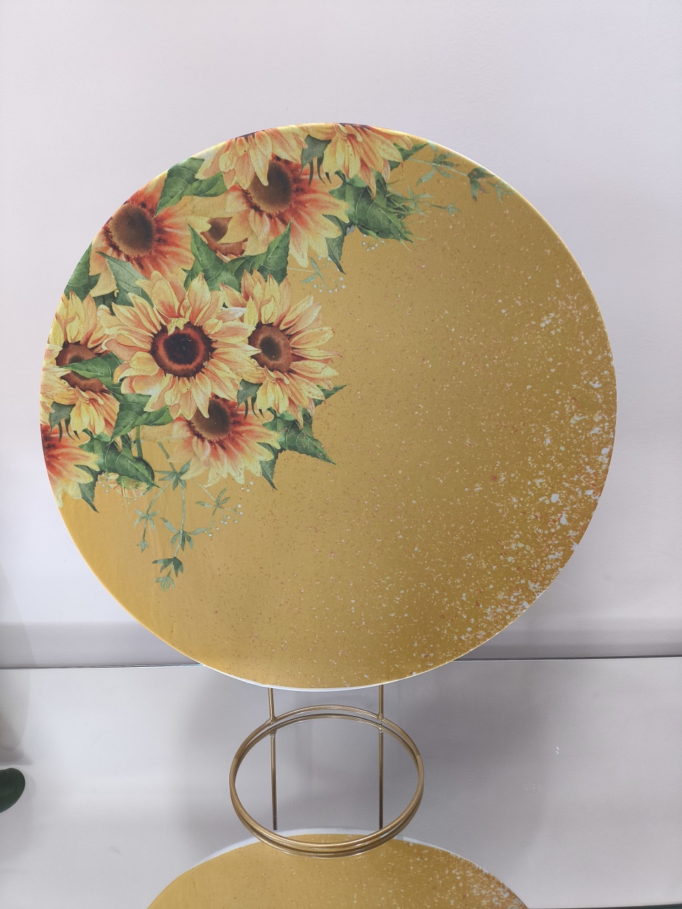 Mini Painel Girassol Amarelo 50X50 - Baloesfeitosdesonhos 