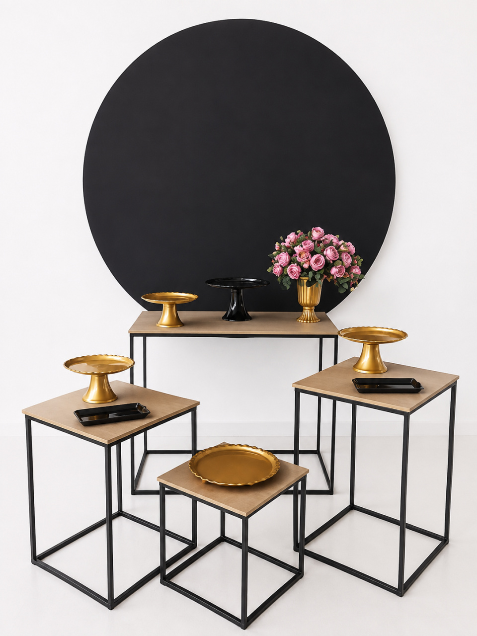 Kit Classic - Preto E Dourado - Baloesfeitosdesonhos 