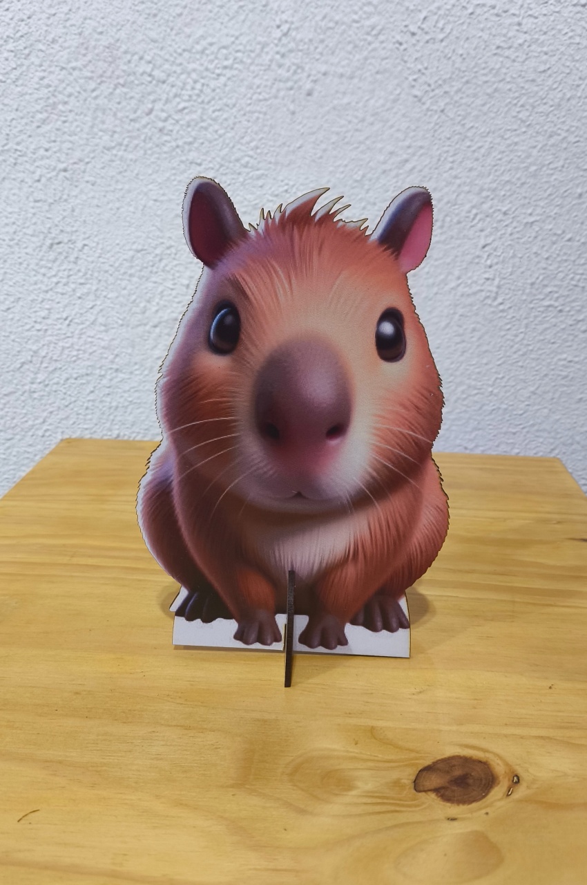 Display Capivara Cute 25Cm - Baloesfeitosdesonhos 