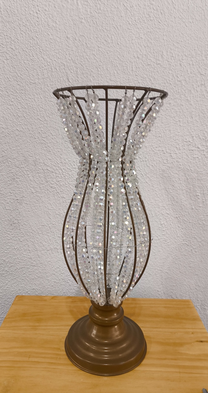 Vaso Grande Pedraria Cristal  - Baloesfeitosdesonhos 