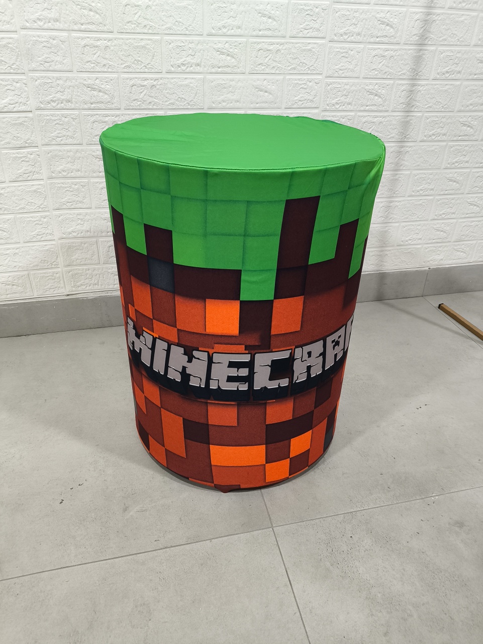 Capa de Cilindro M Mundo Minecraft - Baloesfeitosdesonhos 