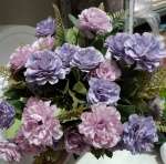 Arranjo de Flores Lilás Claro E Lilás Médio  - imagem 1
