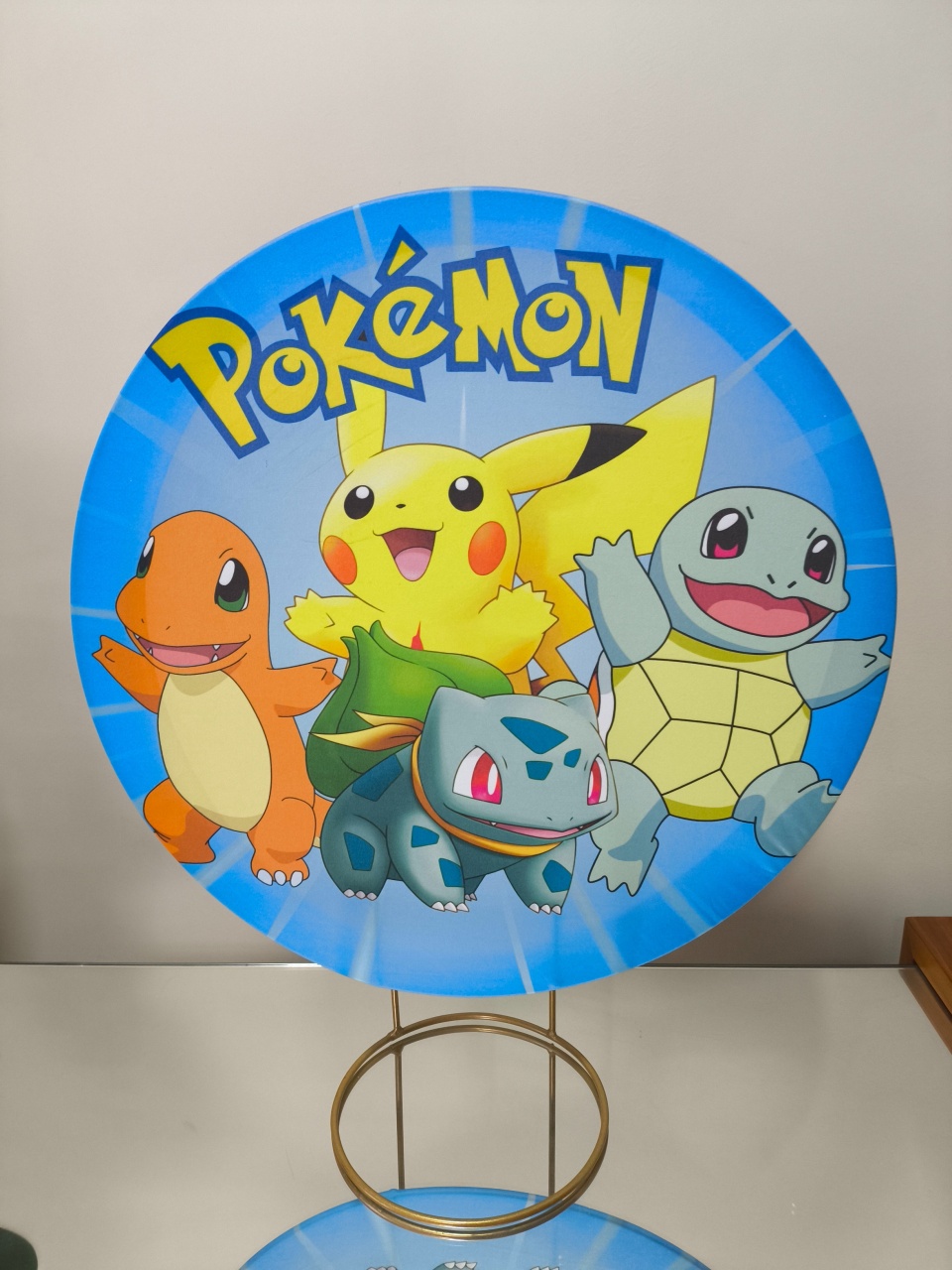 Painel de Mesa 50X50 Pokémon  - Baloesfeitosdesonhos 