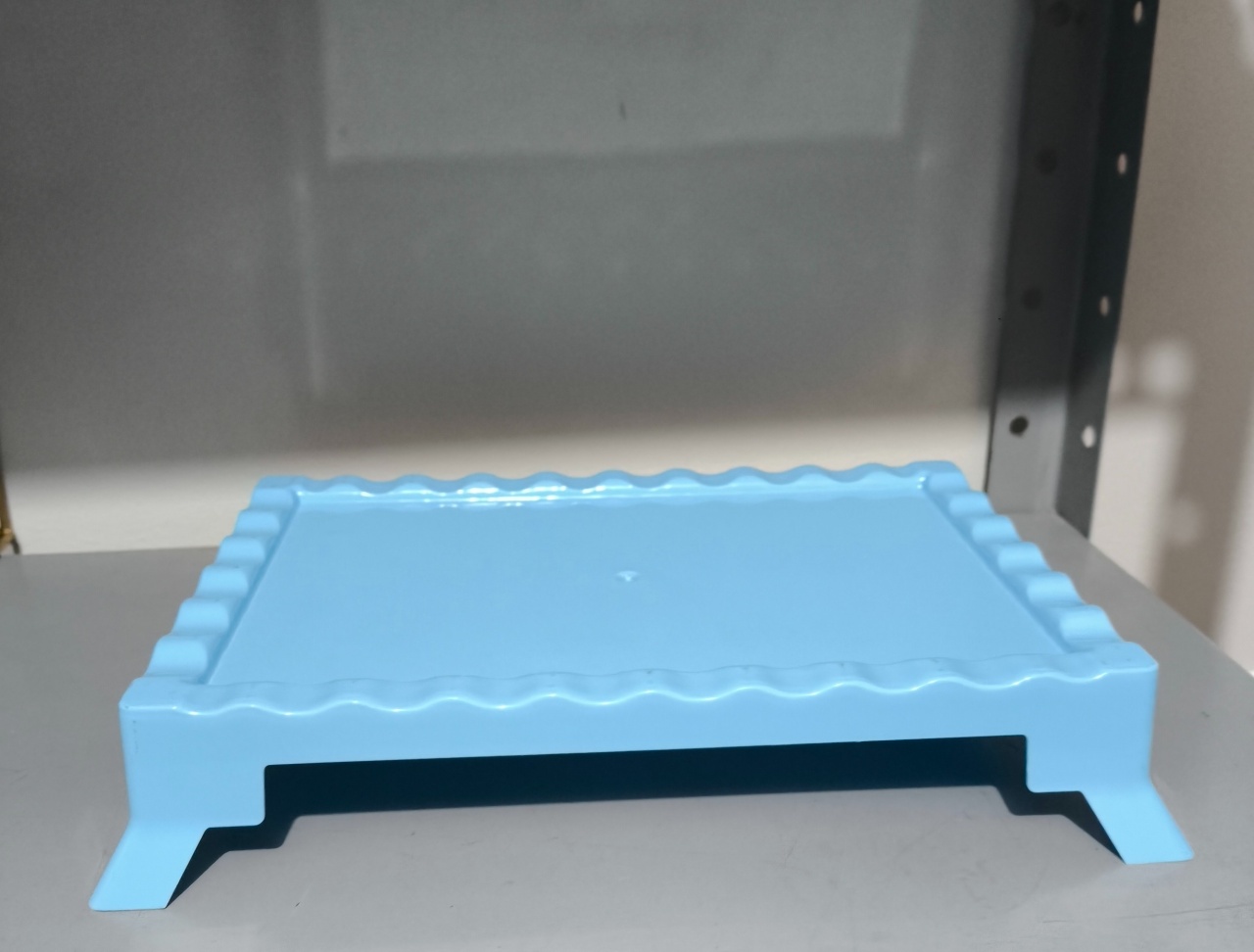 Doceira Retangular Azul Bebê 20Cm - Baloesfeitosdesonhos 