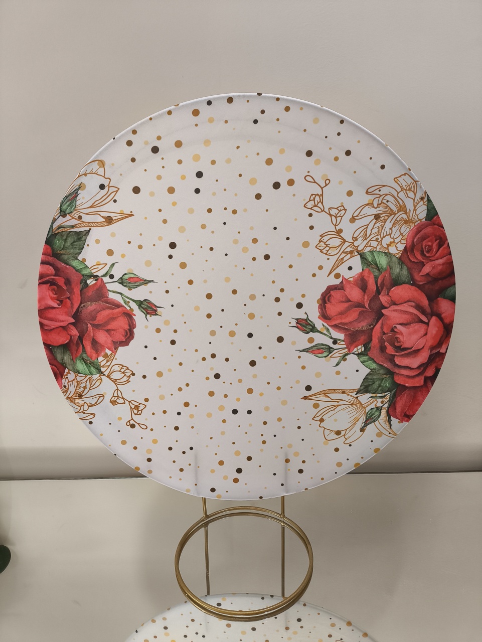 Mini Painel Floral Vermelho - Baloesfeitosdesonhos 