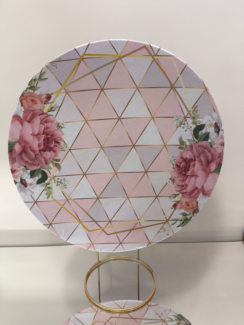 Mini Painel Floral Rose - Baloesfeitosdesonhos 