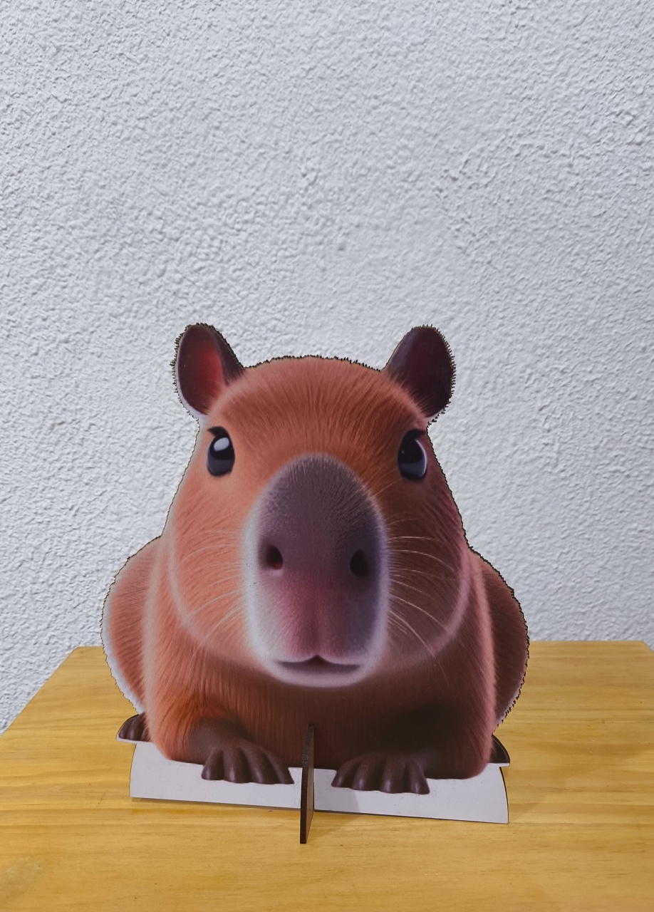 Display Capivara 30Cm - Baloesfeitosdesonhos 