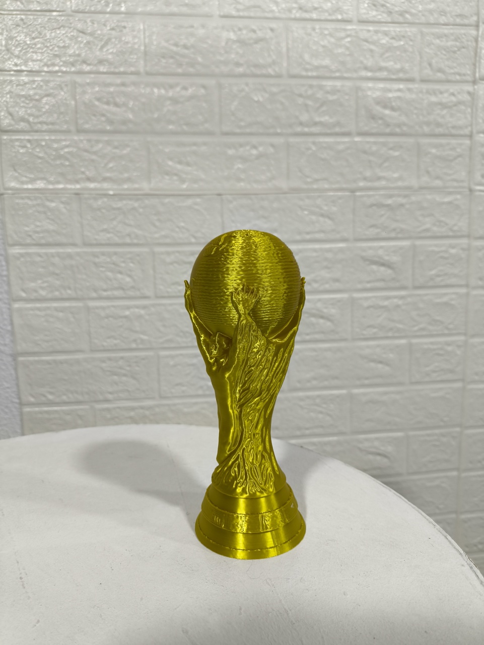 Display 3D Taça Dourado 15Cm - Baloesfeitosdesonhos 