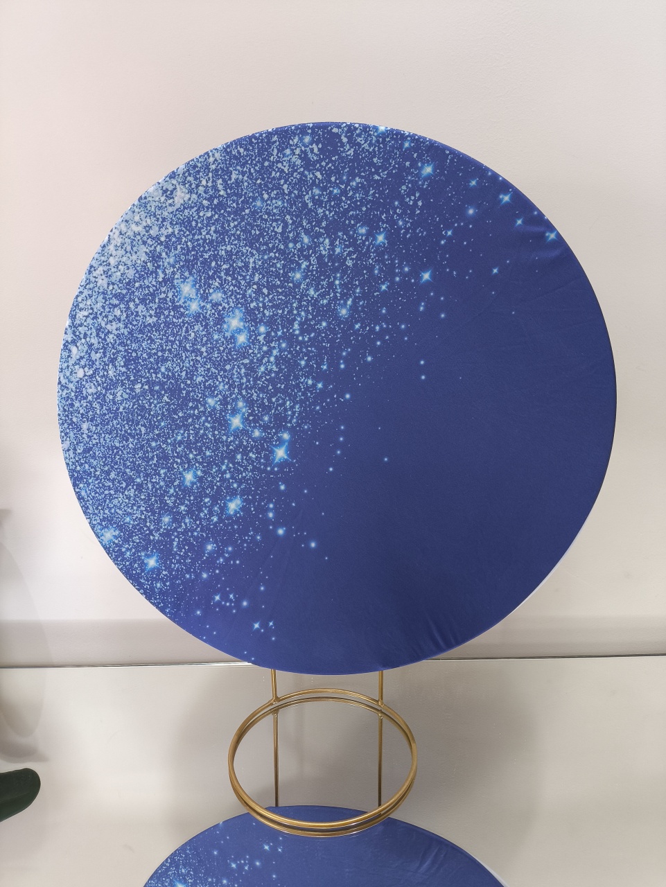 Mini Painel Azul C Glitter 3D - Baloesfeitosdesonhos 