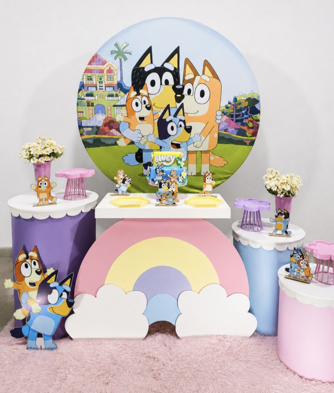 Kit Festejar Bluey 150X150 Ok - Baloesfeitosdesonhos 