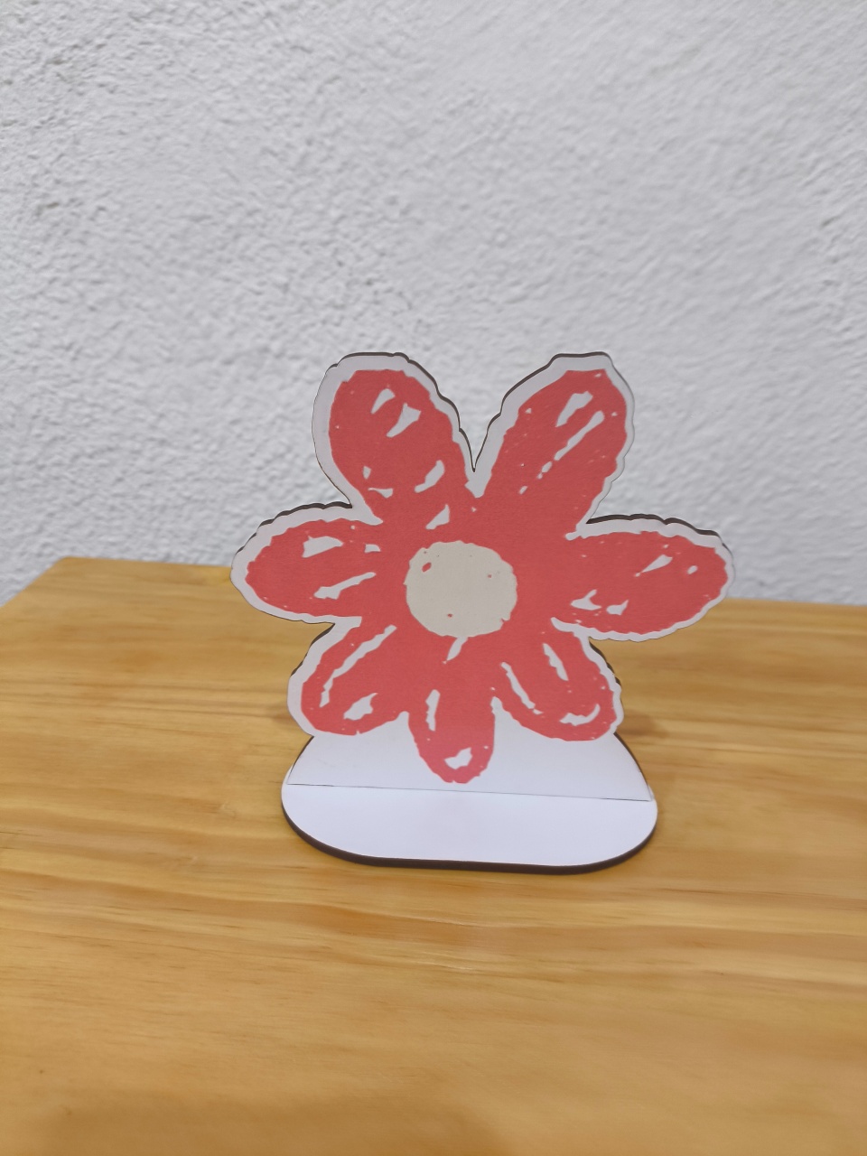 Display Simples Flor Rosinha  - Baloesfeitosdesonhos 