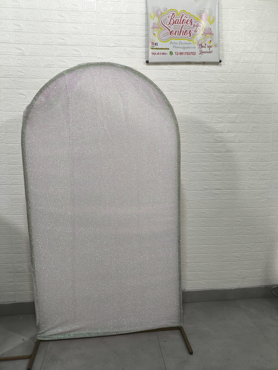 Painel Retangular/ Romano / Meia Lua/ Fruta Cor 2X1 - Baloesfeitosdesonhos 