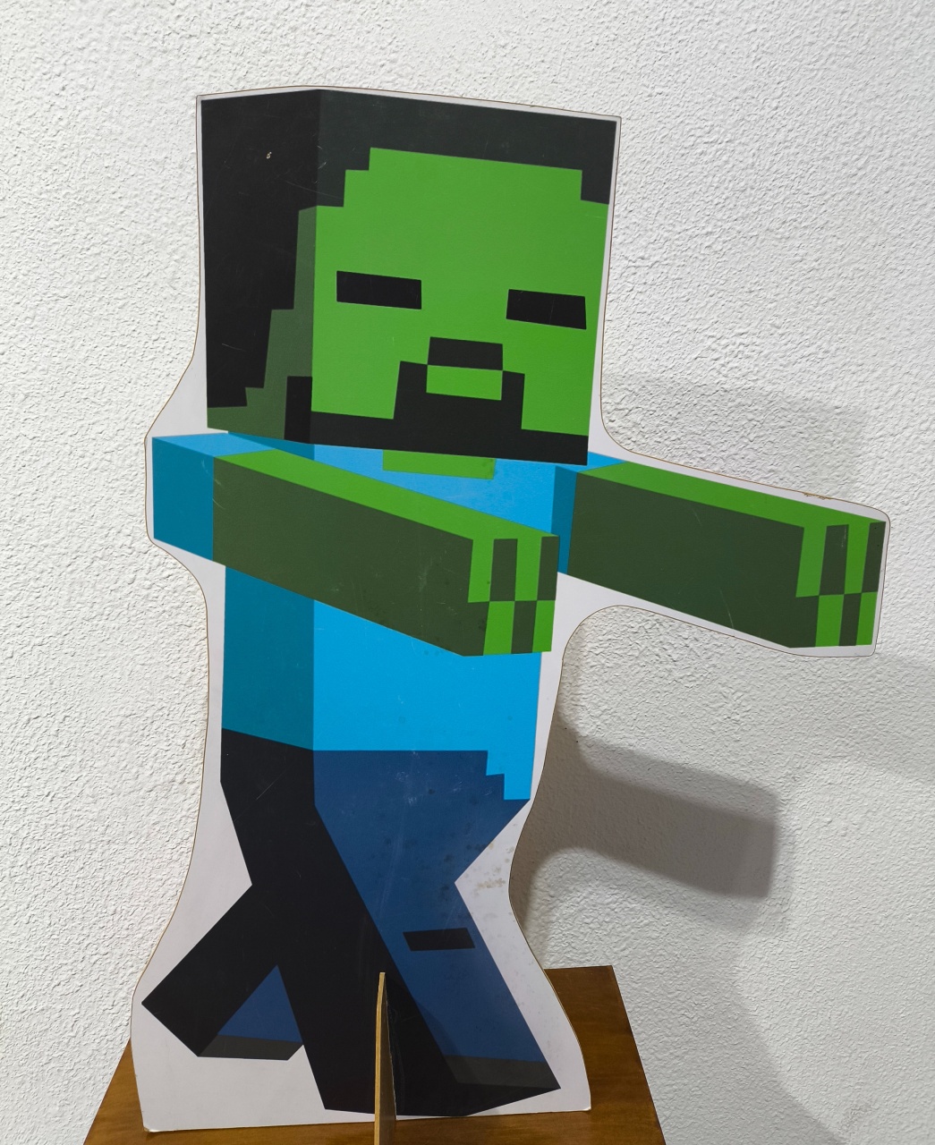 Display 60Cm, Zumbi Do Minecraft  - Baloesfeitosdesonhos 