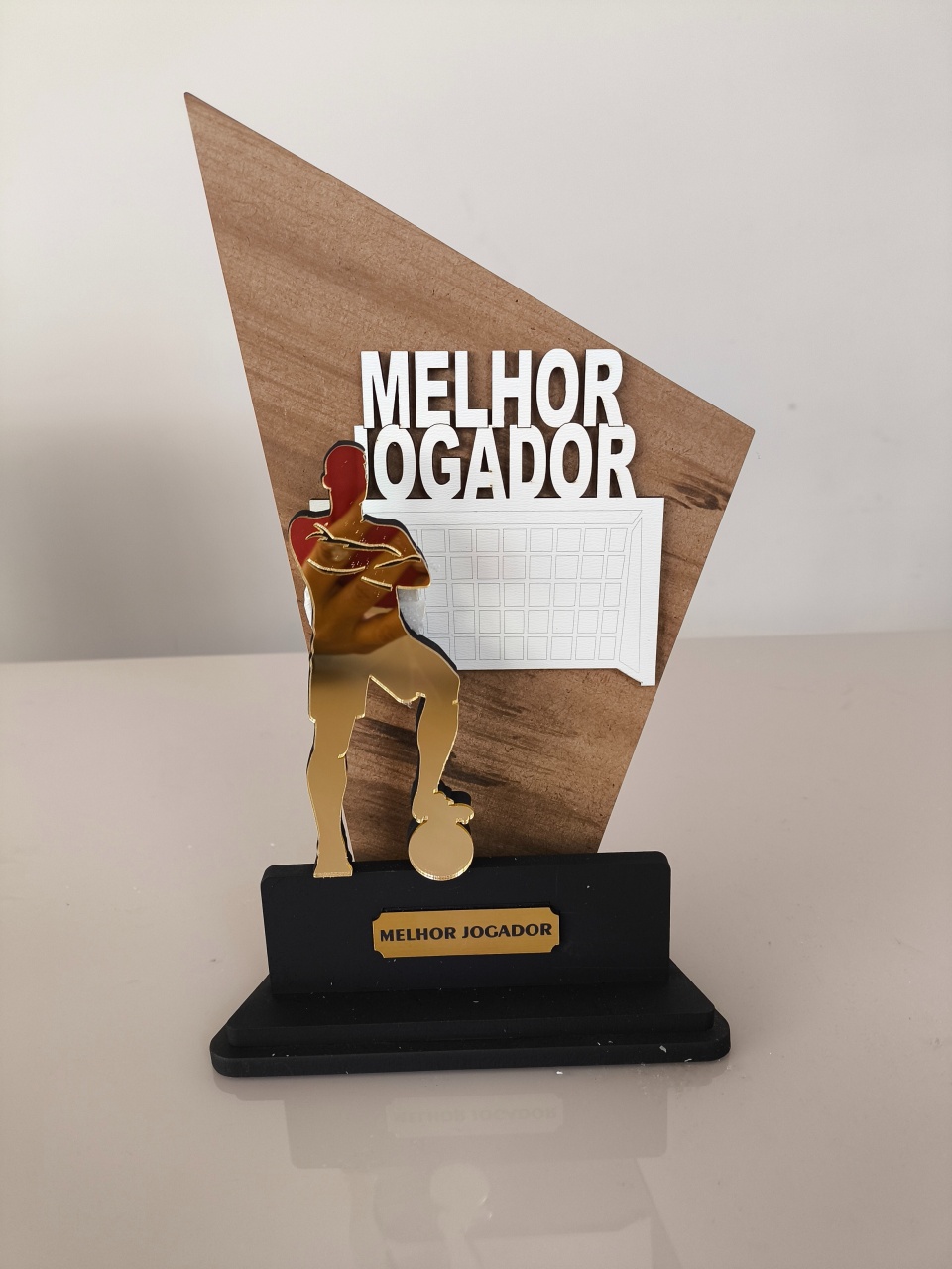 Display Troféu Melhor Jogador  - Baloesfeitosdesonhos 