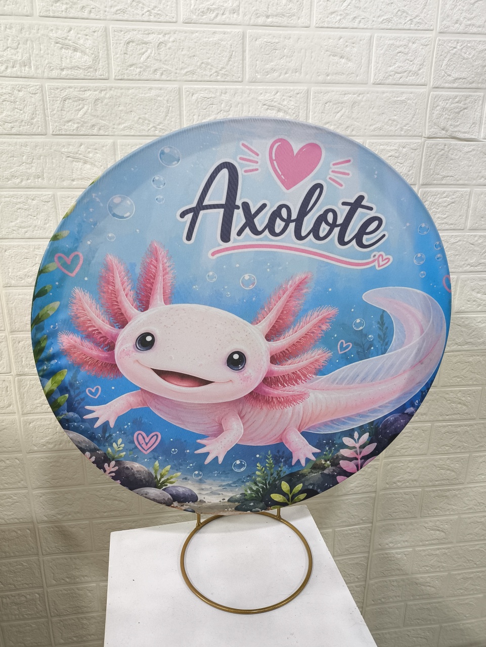 Mini Painel 50X50 Pet- Axalote - Baloesfeitosdesonhos 