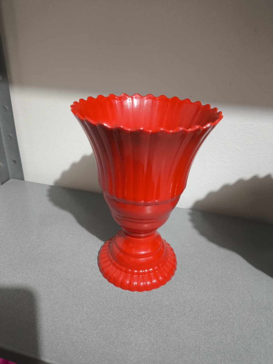 Vaso Cálice Vermelho 25Cm - Baloesfeitosdesonhos 