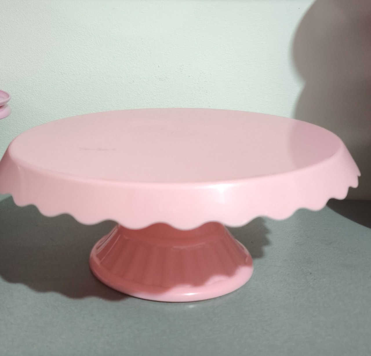 Doceira Rosa Candy Color Babado 20Cm - Baloesfeitosdesonhos 