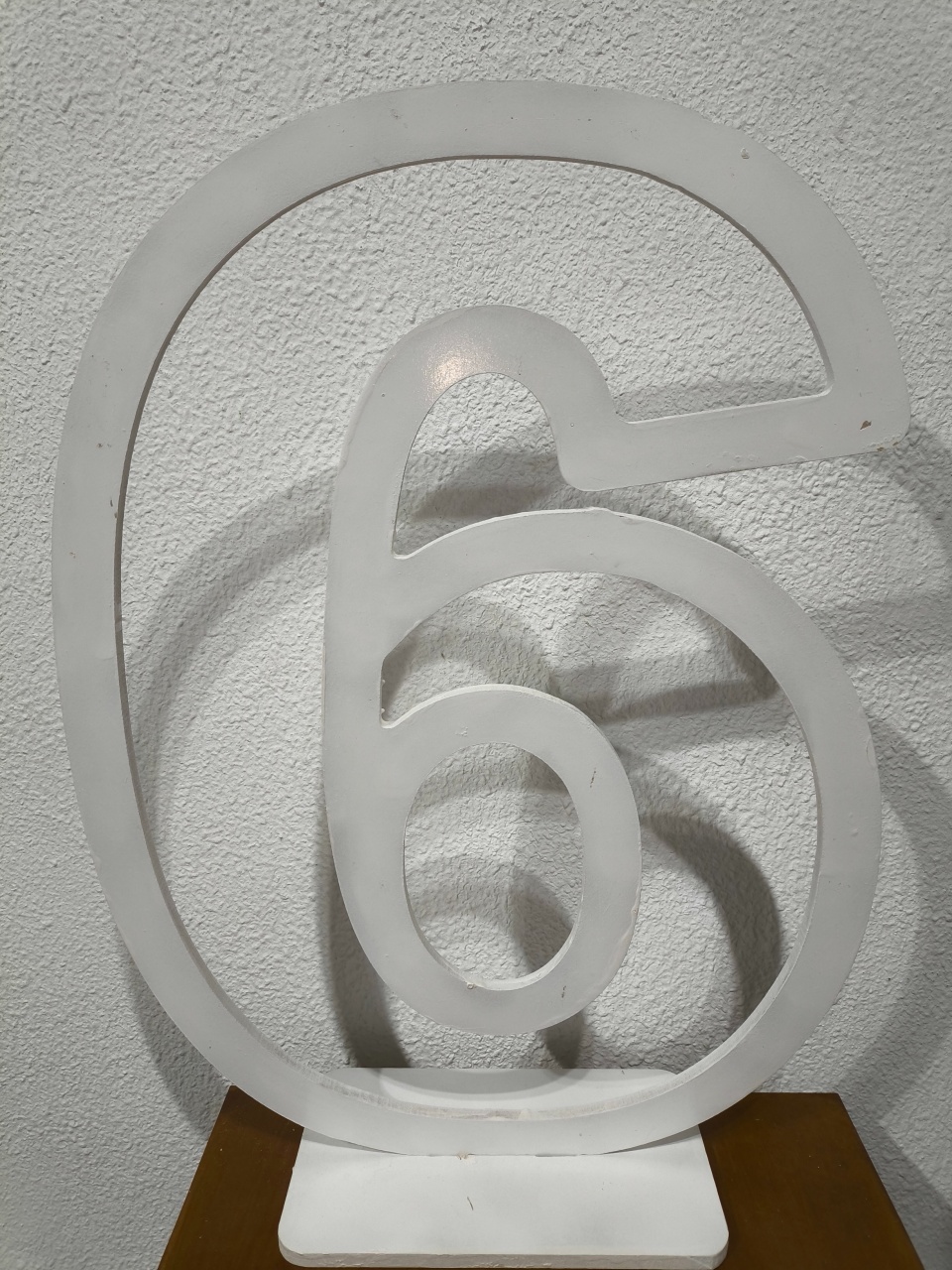Display Número 6, 60Cm - Baloesfeitosdesonhos 