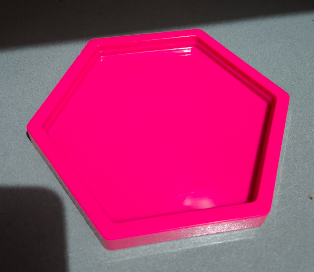 Doceira Hexagonal Pink 12 Cm - Baloesfeitosdesonhos 