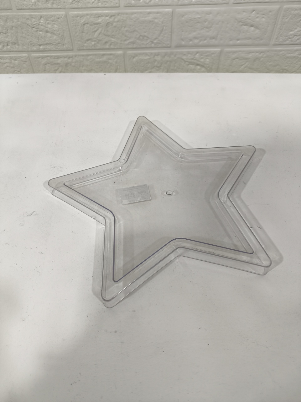 Estrela Transparente 12 Cm - Baloesfeitosdesonhos 