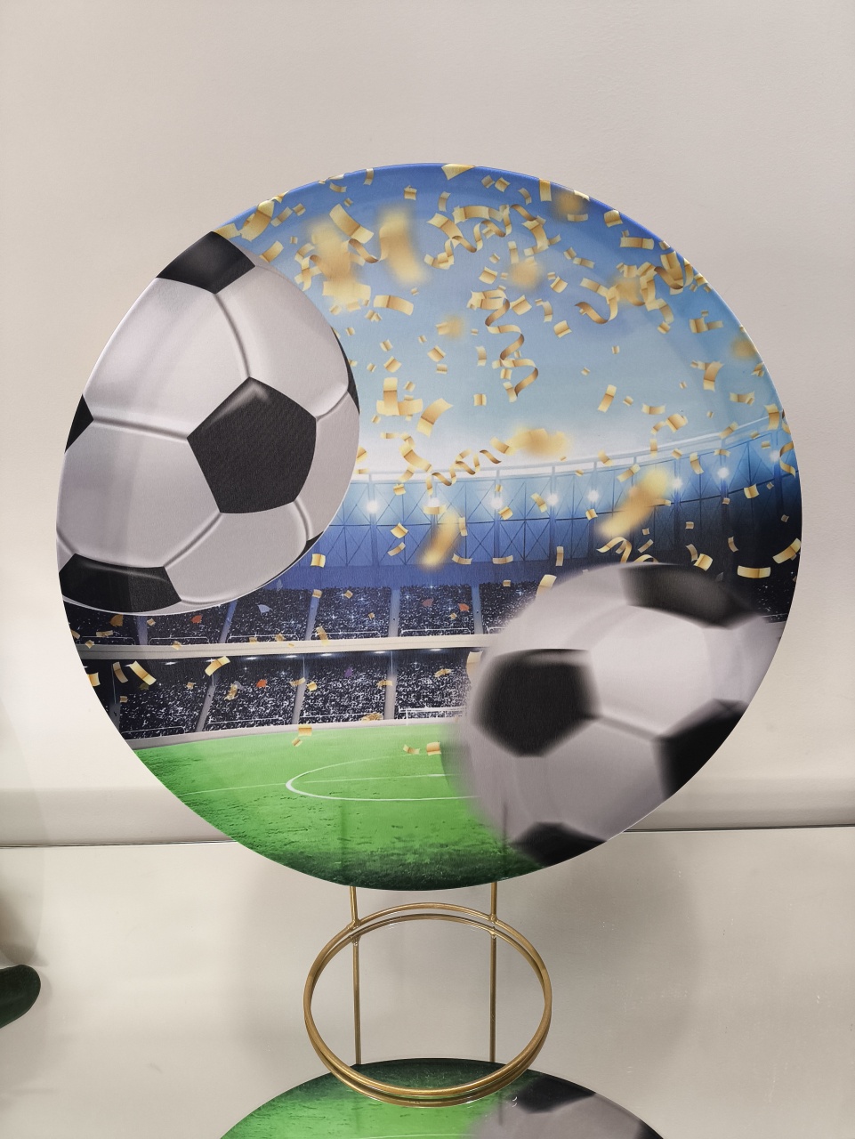 Mini Painel Futebol Estádio 50X50 - Baloesfeitosdesonhos 