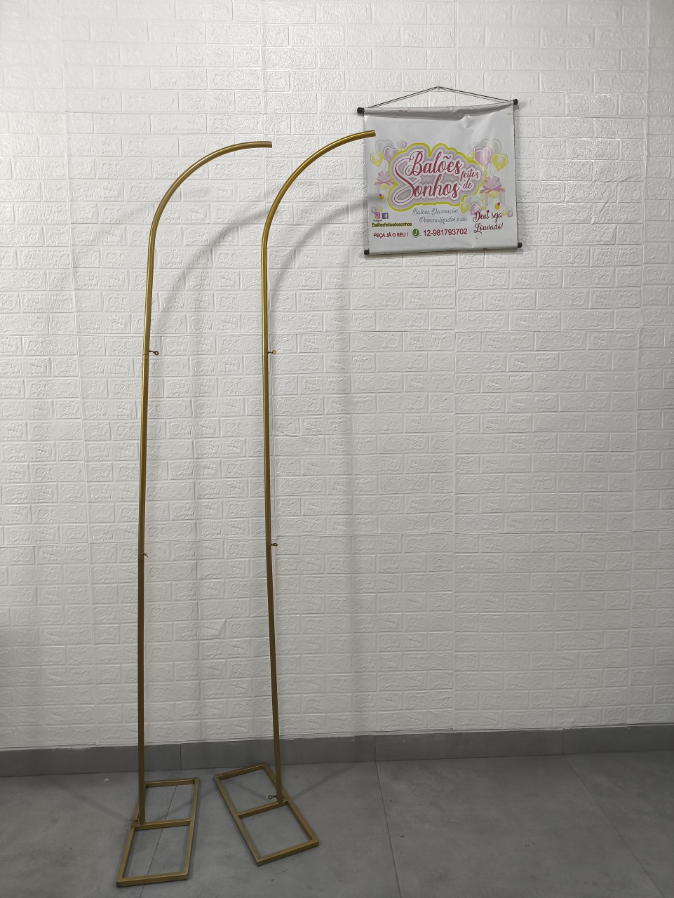 Arco Suporte Suspenso 2,5M - Baloesfeitosdesonhos 