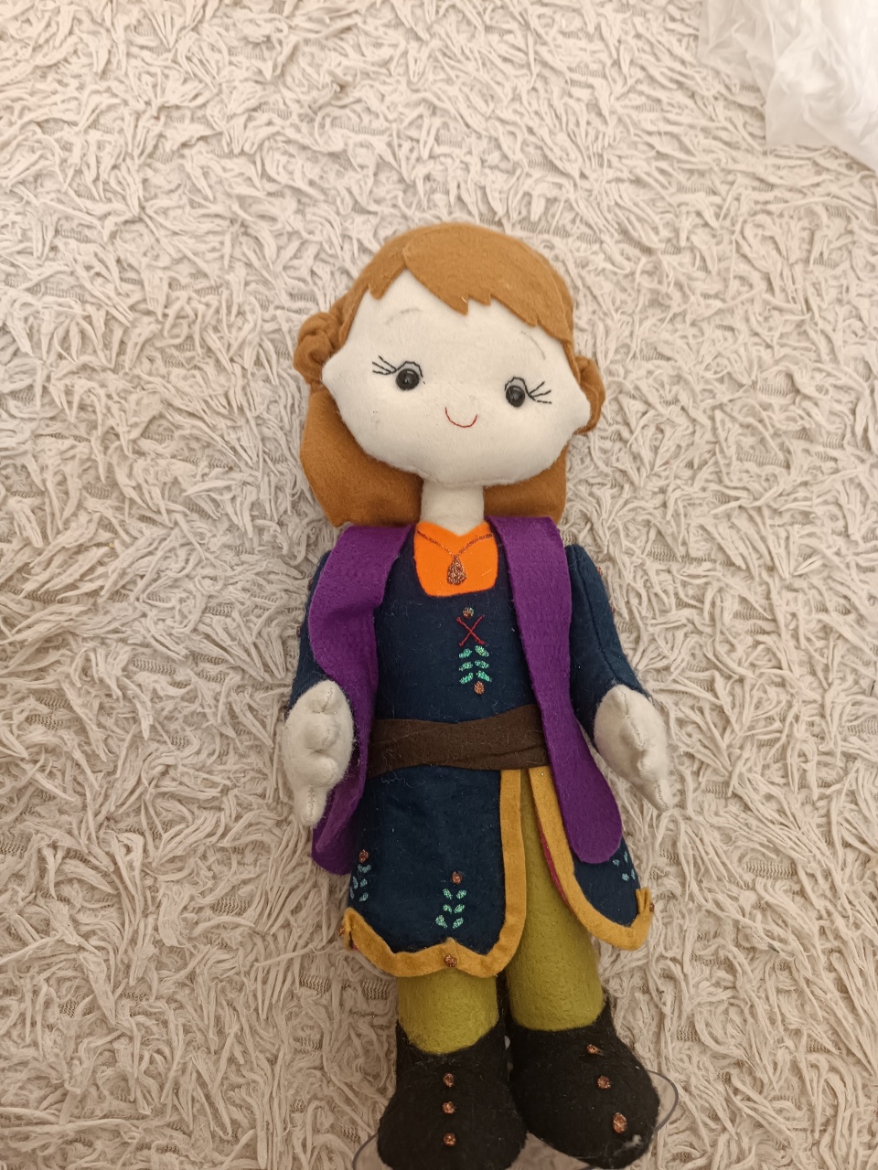 Personagens Feltro Ana da Frozen - Baloesfeitosdesonhos 