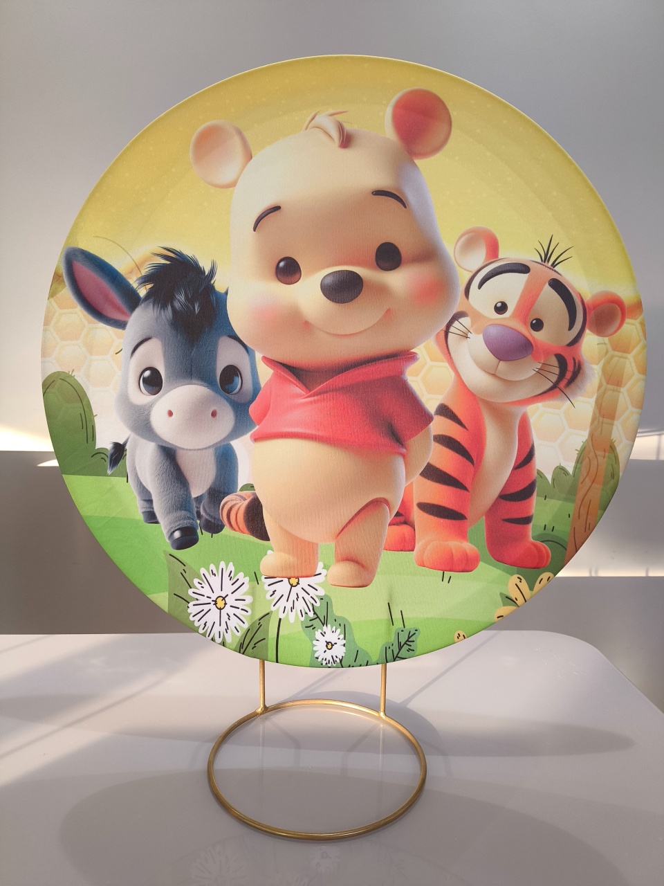 Painel de Mesa 50X50 Pooh Baby - Baloesfeitosdesonhos 