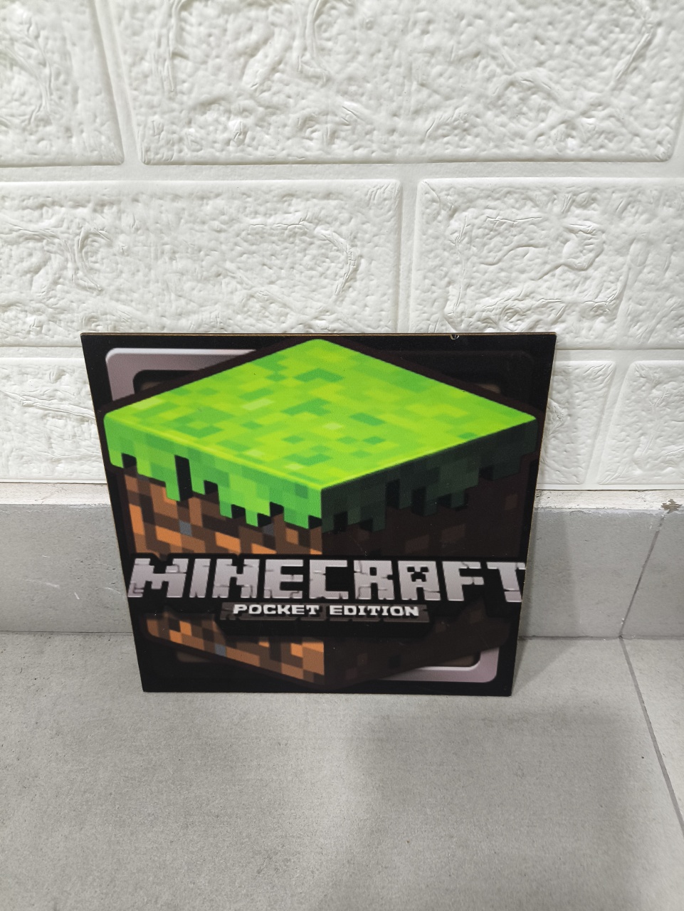 Display Simples Minecraft Cubo - Baloesfeitosdesonhos 