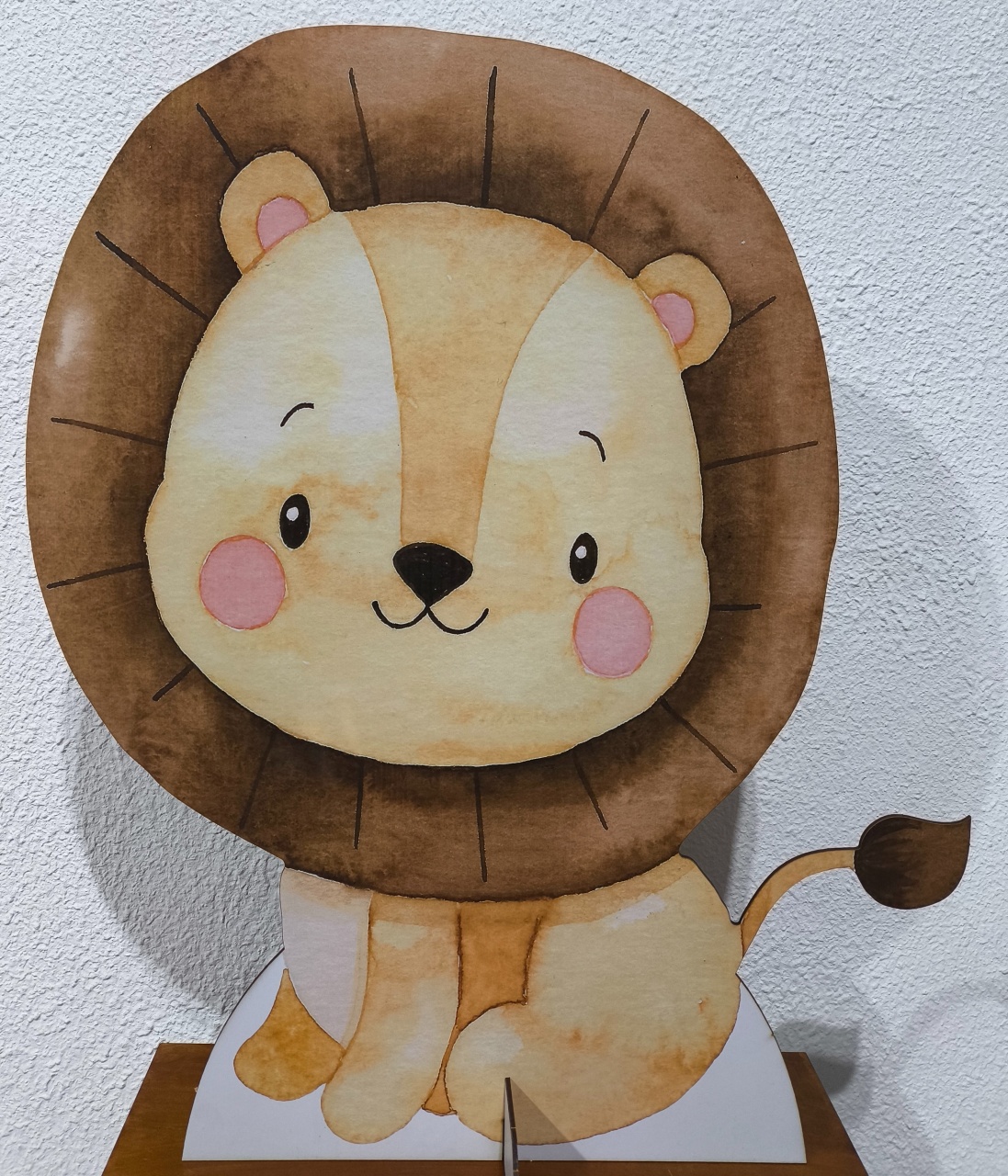 Display 50Cm, Leão Cut - Baloesfeitosdesonhos 