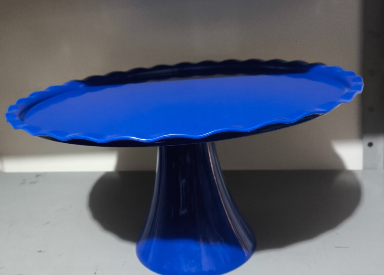 Doceira Alta Azul Escuro Boleada 30Cm  - Baloesfeitosdesonhos 