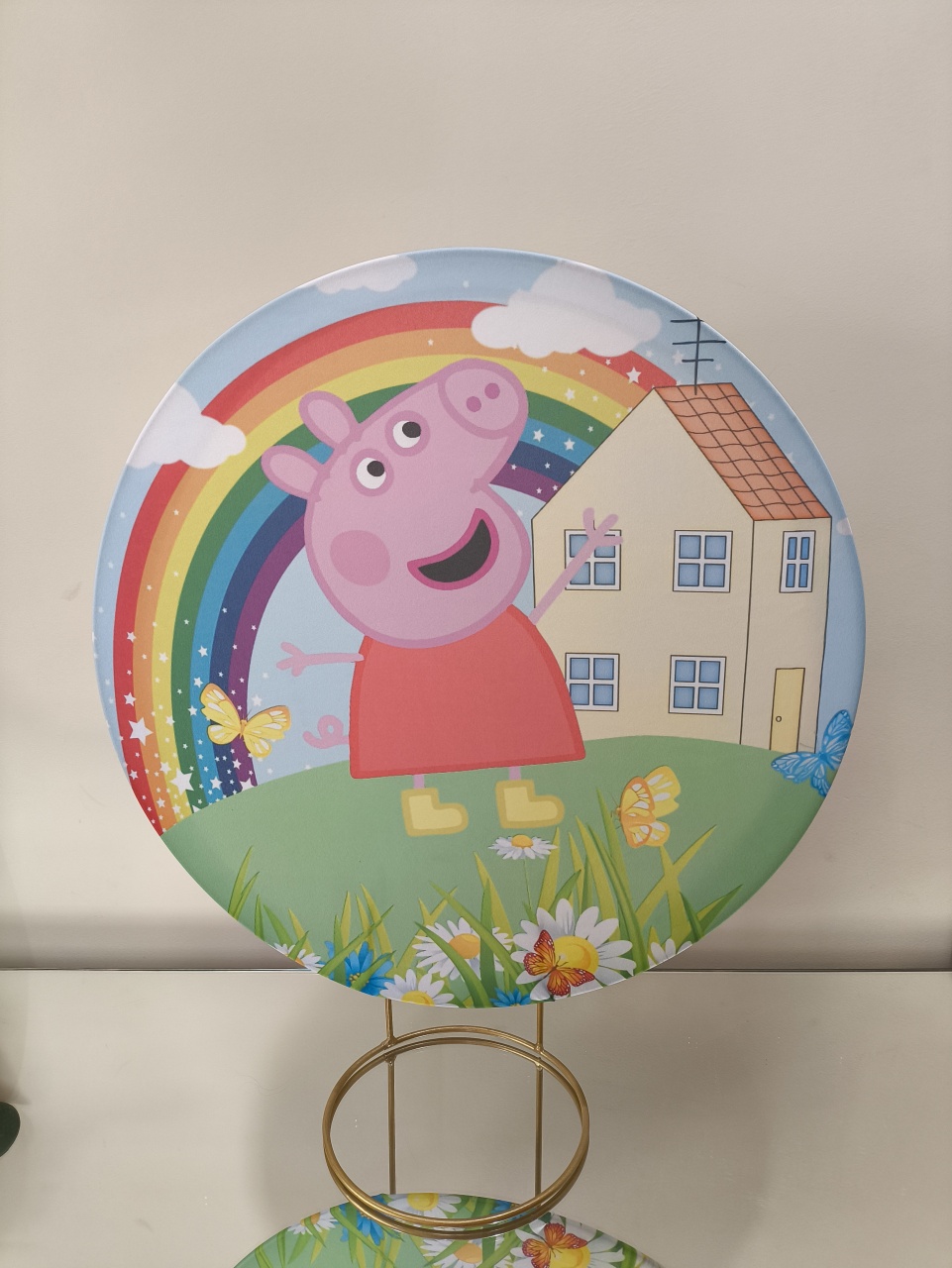 Mini Painel Peppa Pig Arco Íris - Baloesfeitosdesonhos 