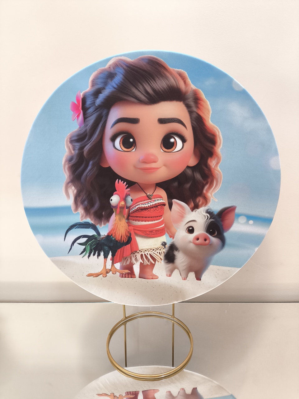 Mini Painel Moana Baby 50X50 - Baloesfeitosdesonhos 