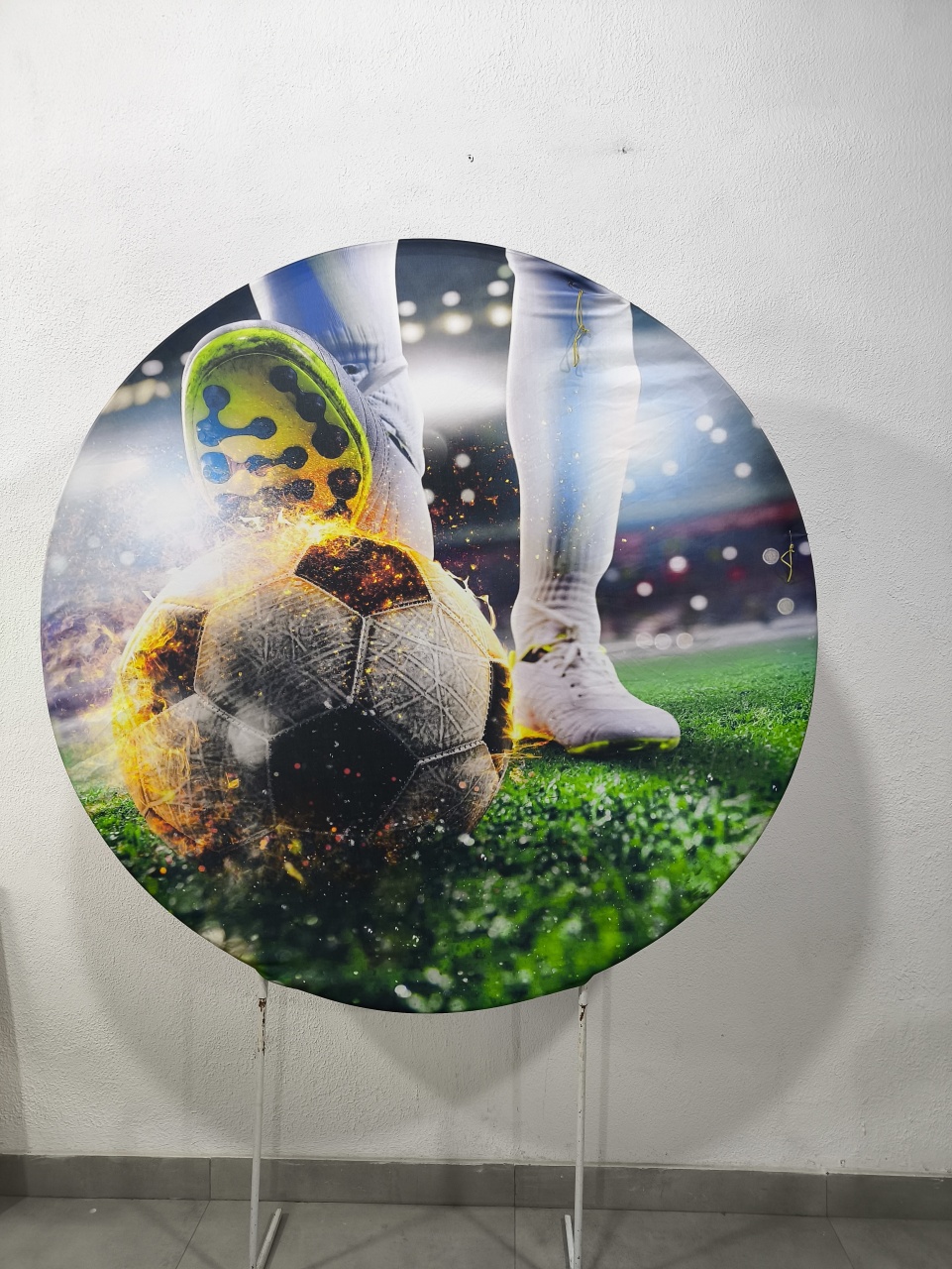 Painel Futebol Bola No Pé - Baloesfeitosdesonhos 