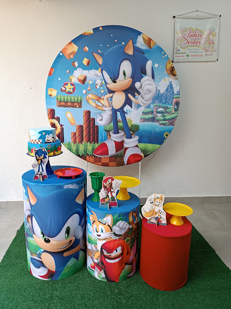 Kit Mini Table Sonic9 - Baloesfeitosdesonhos 