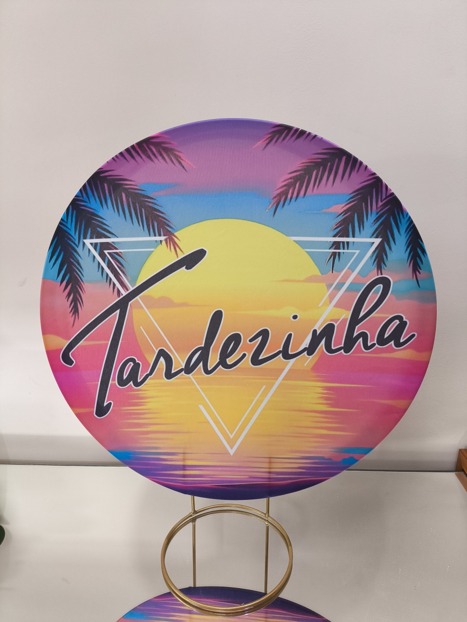 Mini Painel Tardezinha 50X50 - Baloesfeitosdesonhos 