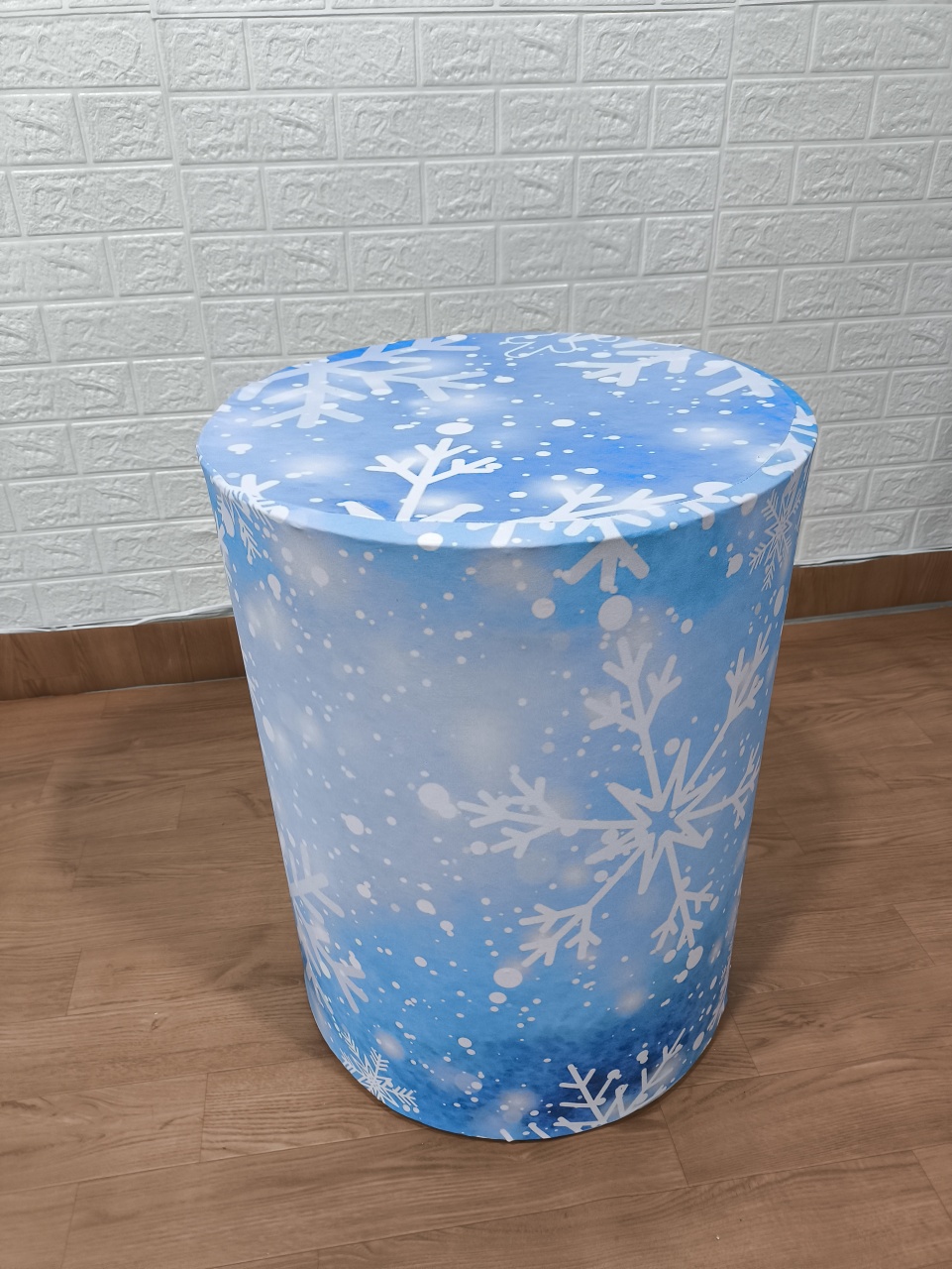 Capa de Cilindro M Flocos de Neve - Baloesfeitosdesonhos 
