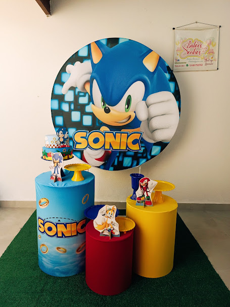 Kit Mini Table Sonic1 - Baloesfeitosdesonhos 