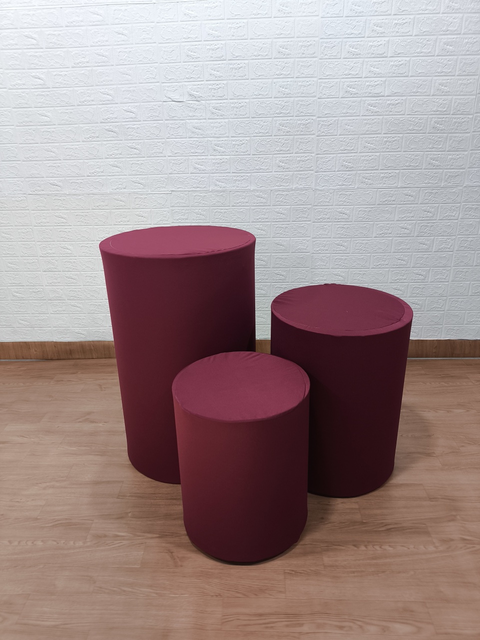Kit Trio de Cilindro Marsala - Baloesfeitosdesonhos 
