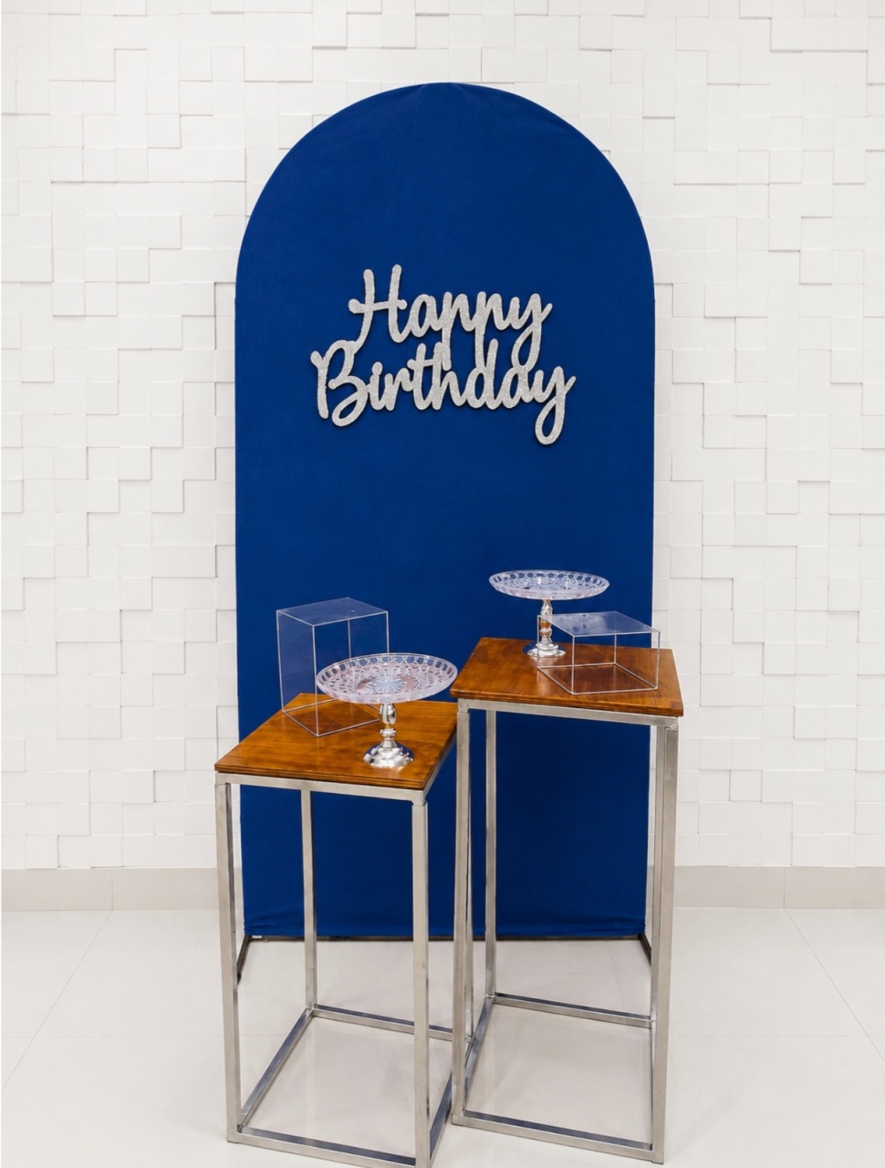 Kit Pocket Felicidade Azul Royal E Prata - Baloesfeitosdesonhos 