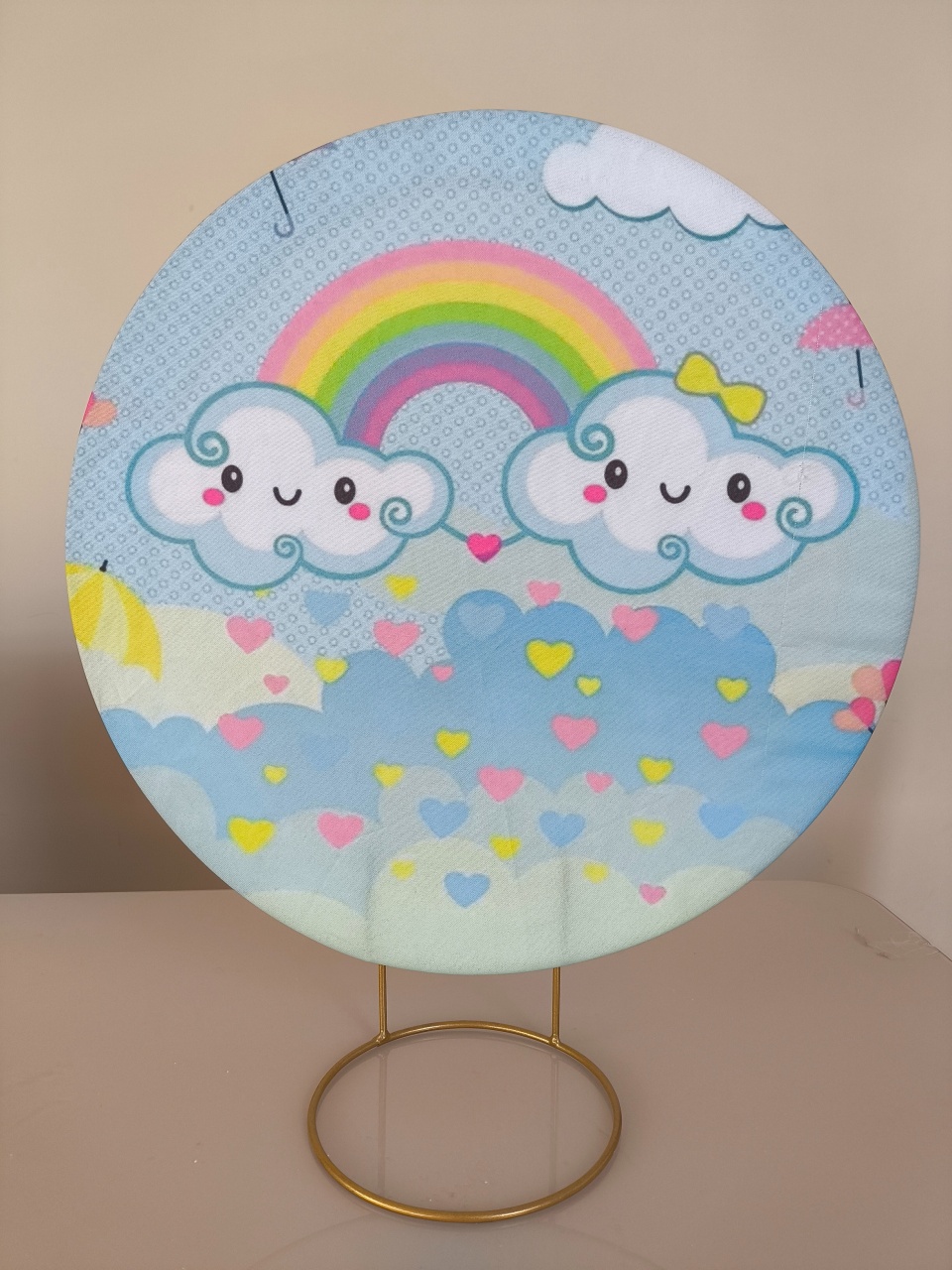 Mini Painel 50X50 Nuvem de Amor ❤️ - Baloesfeitosdesonhos 