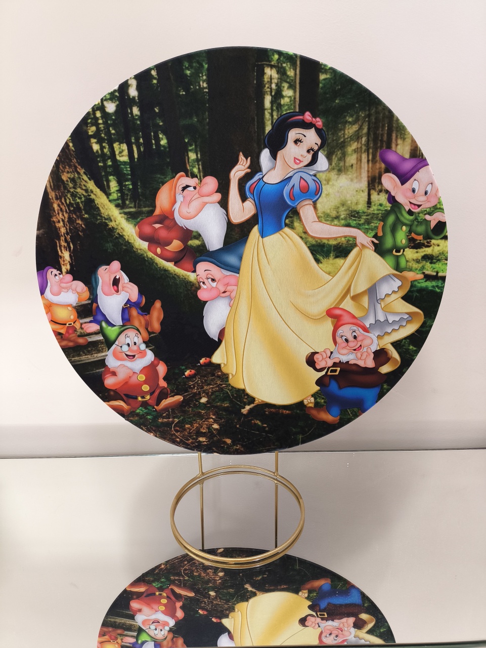 Mini Painel Branca de Neve 50X50 - Baloesfeitosdesonhos 