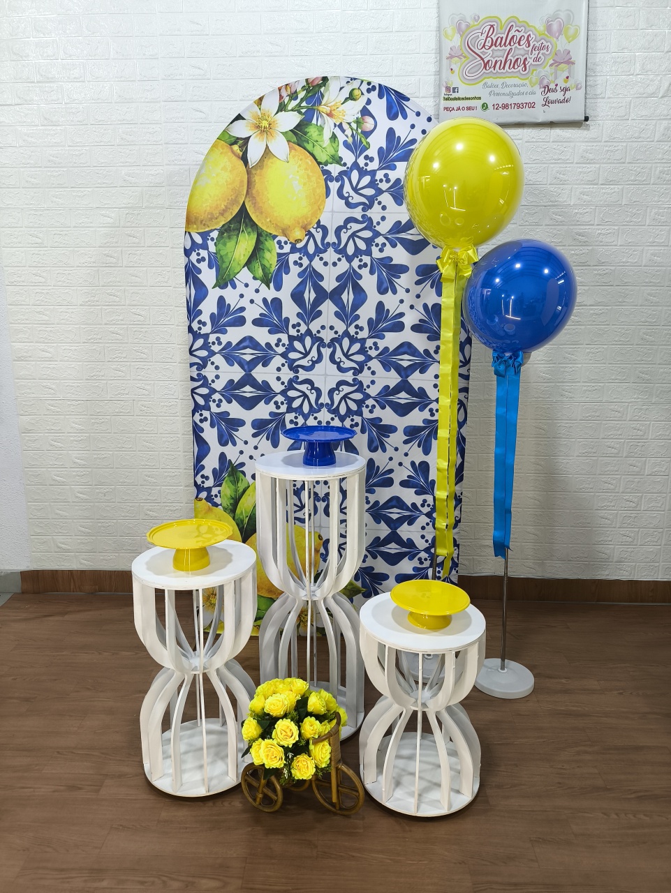 Kit Limões Siciliano - Baloesfeitosdesonhos 