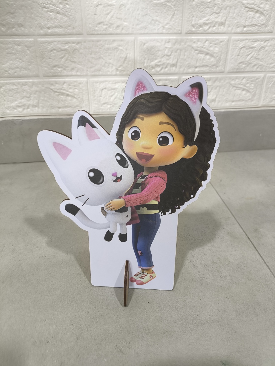Display Simples Casa da Gabi 25Cm -Gabi E O Gato Pandy - Baloesfeitosdesonhos 