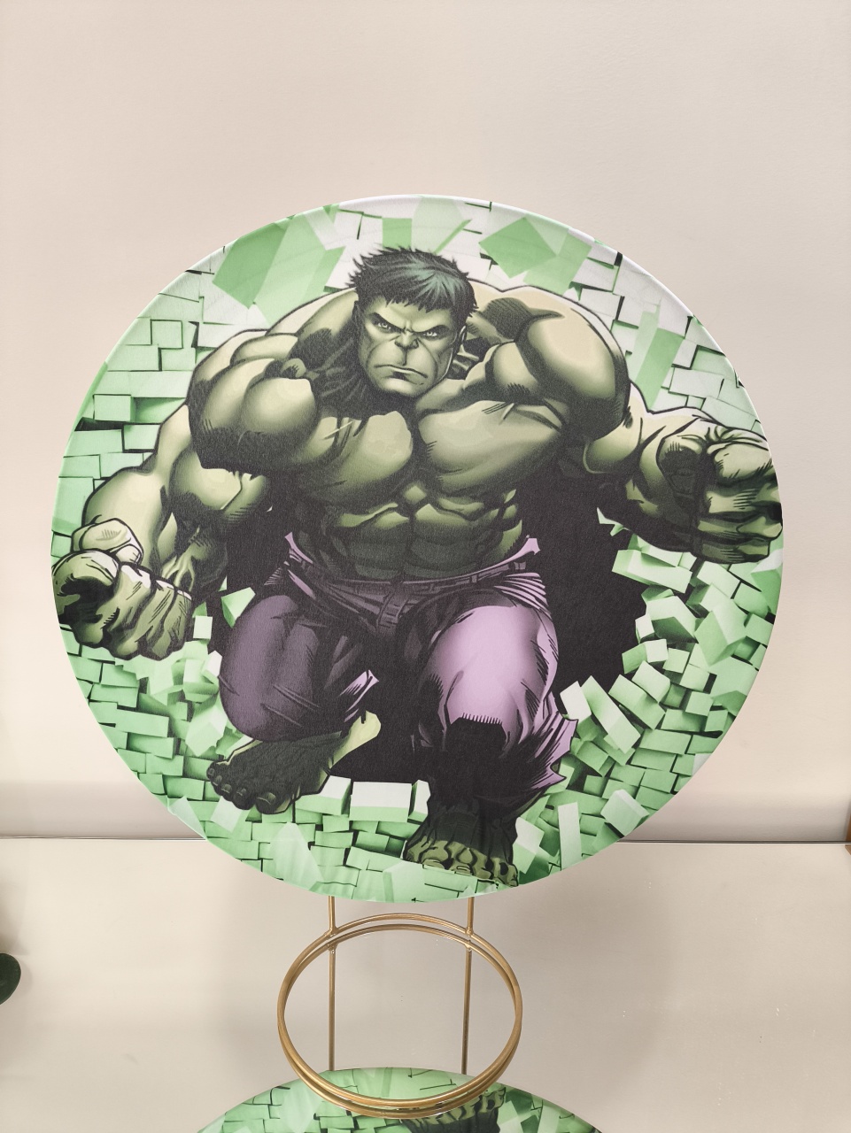 Mini Painel Hulk 50X50 - Baloesfeitosdesonhos 